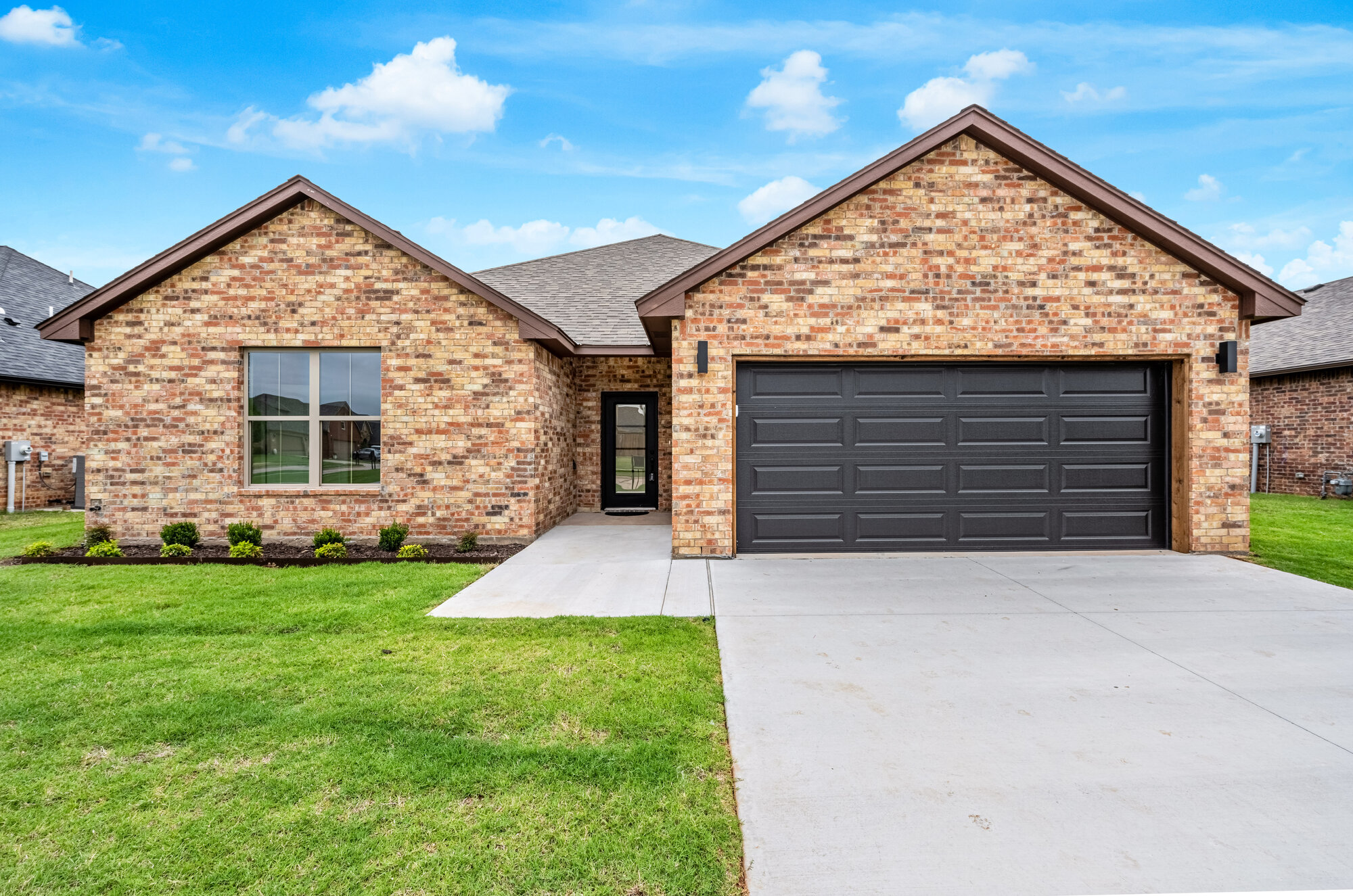 New construction in Lawton — brick exterior